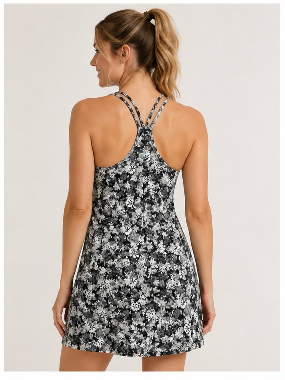 Patagonia Floral Shelf Bra Athletic Tank Dress Large - Picture 2 of 11